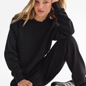 NWT MATE The Label 100% Organic Cotton Terry Shrunken Pullover Sweatshirt S